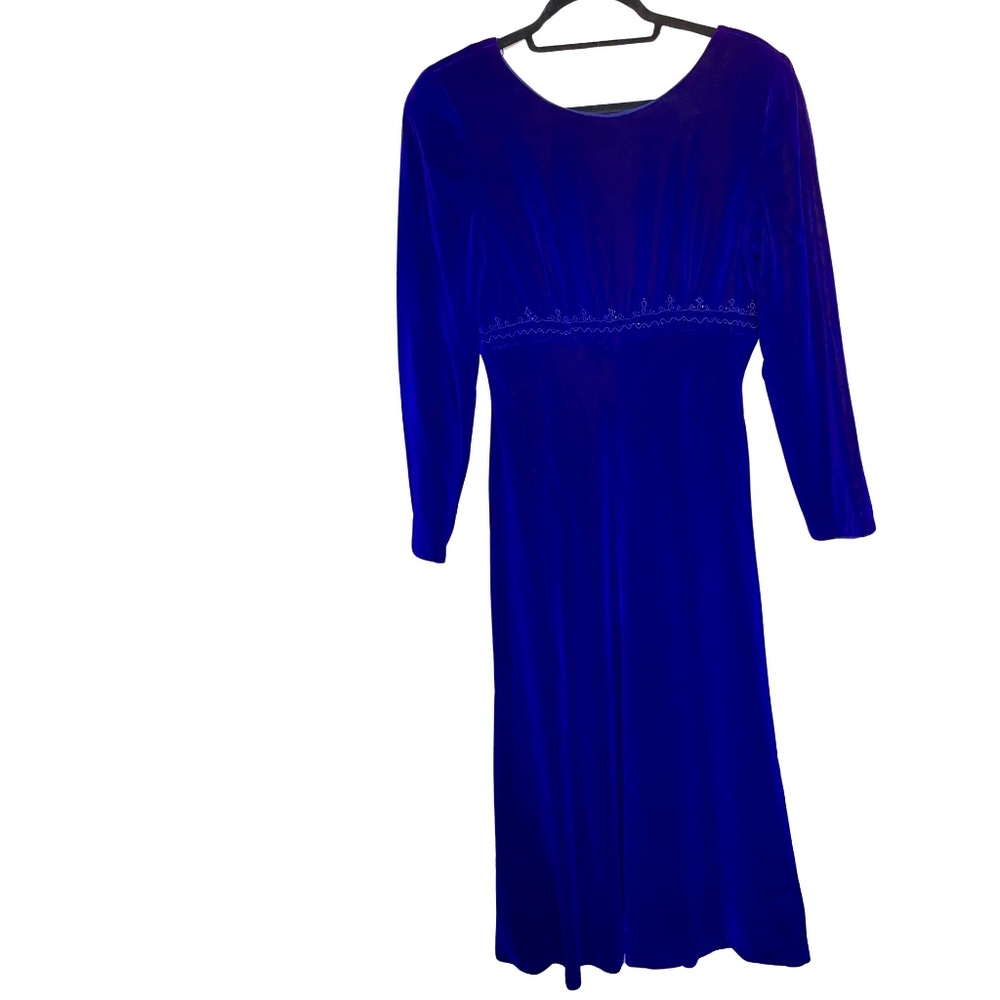 Talbots Royal Blue Maxi Dress